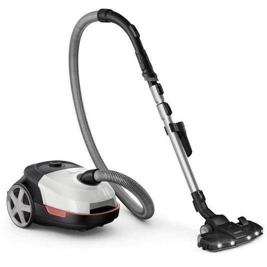 Cylinder vacuum cleaner with bag - PHILIPS XD6122/12 - 900 W - 4 L - Polar white