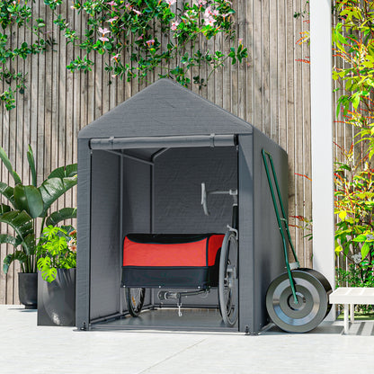 Outsunny Rasenwalze mit U-Griff, Gartenwalze, Gartenrolle, 40 cm Durchmesser, 60 L Wasser-/Sandfüllung, Metall, Schwarz 57 x 40 x 123 cm