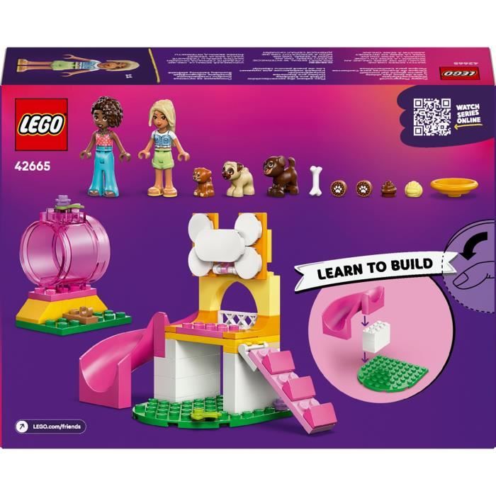 LEGO Friends 42665 Puppy Playground - Creative Playset for 4 Year Old Girls - Slide