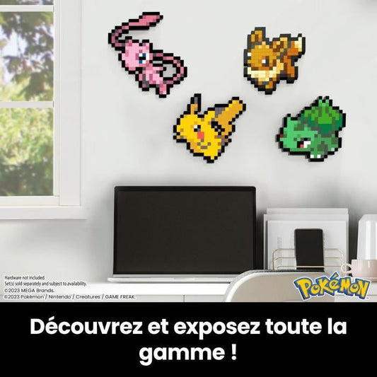 Mega-Pokémon-Eevee-Retro Pixel Art Construction Set 323 Pieces - MEGA Pokémon - HTH78