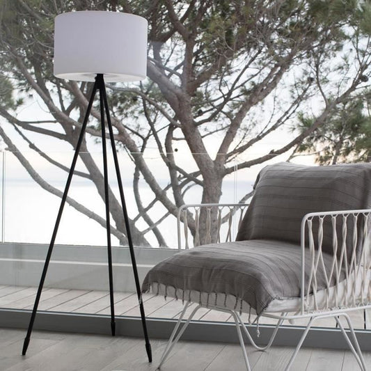 Wireless floor lamp - LUMISKY - TAMBOURY - H150 cm - Dimmable multicolor LED