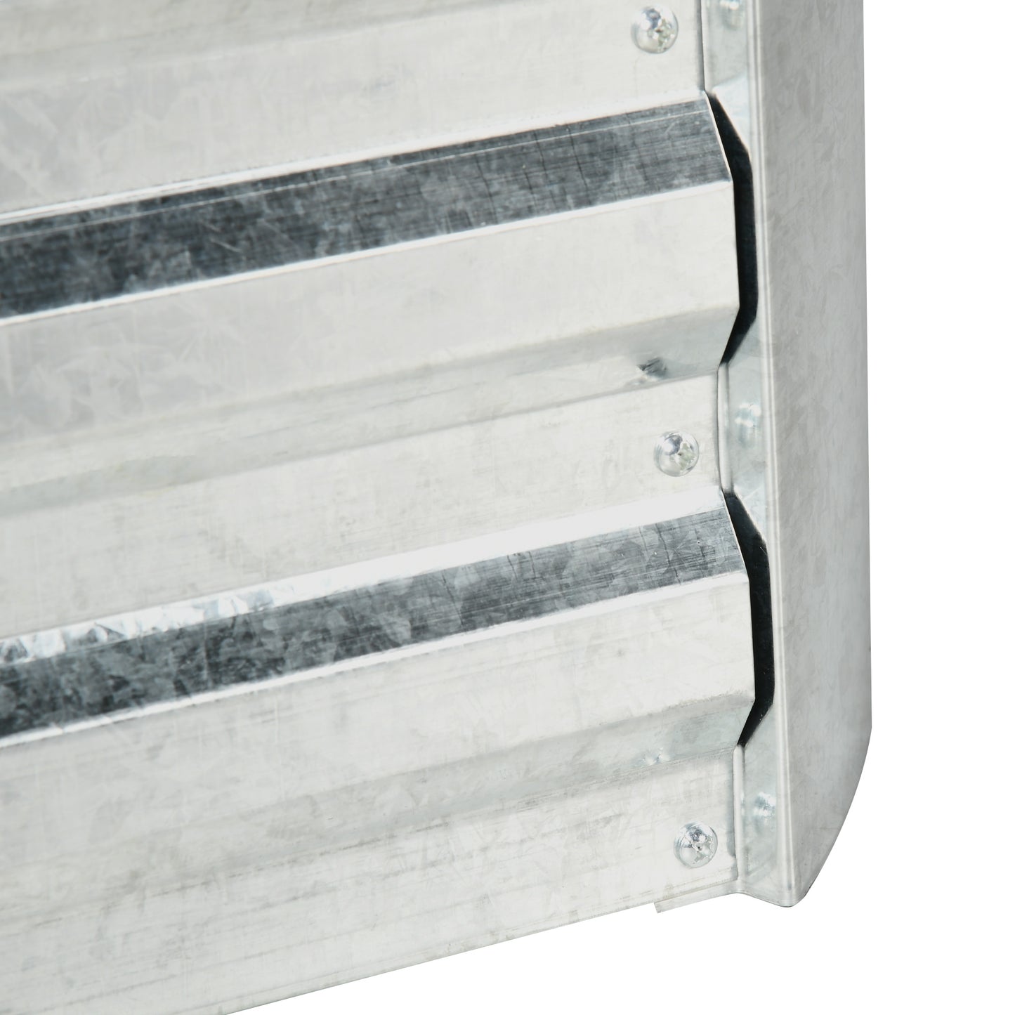 Outsunny Hochbeet, Gewächshaus, 3-tlg.-Set, mit Rankgitter, Kunststoffabdeckung, 53 x 53 x 90 cm