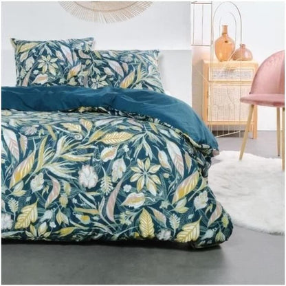 Bed set - TODAY SUNSHINE - 240x220 cm - 2 people - Floral print cotton