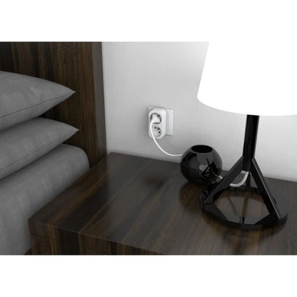 Biplite - QUARX - 2P 16A - White and light gray, NF compliant