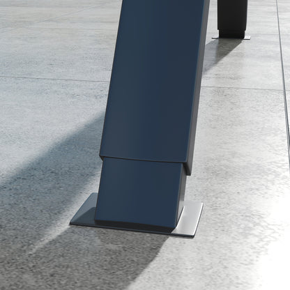 Outsunny Hollywoodschaukel mit verstellbarem Sonnendach Sitzauflage, 2-Sitzer bis 220kg 150x120x182cm, Cremeweiß