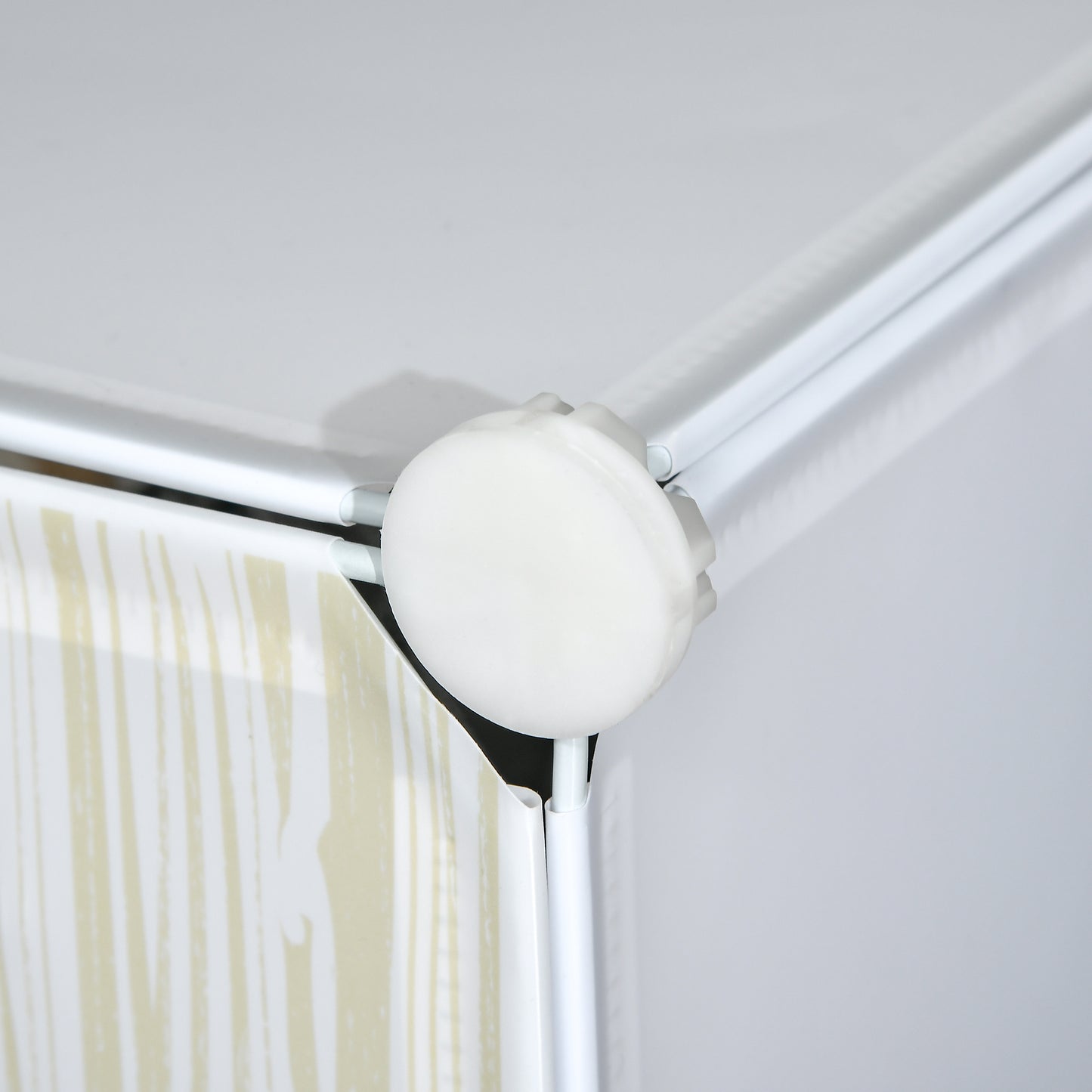 HOMCOM Modulares Regalsystem für 12 Paar Schuhe, 49 cm x 36,5 cm x 108 cm, Weiß