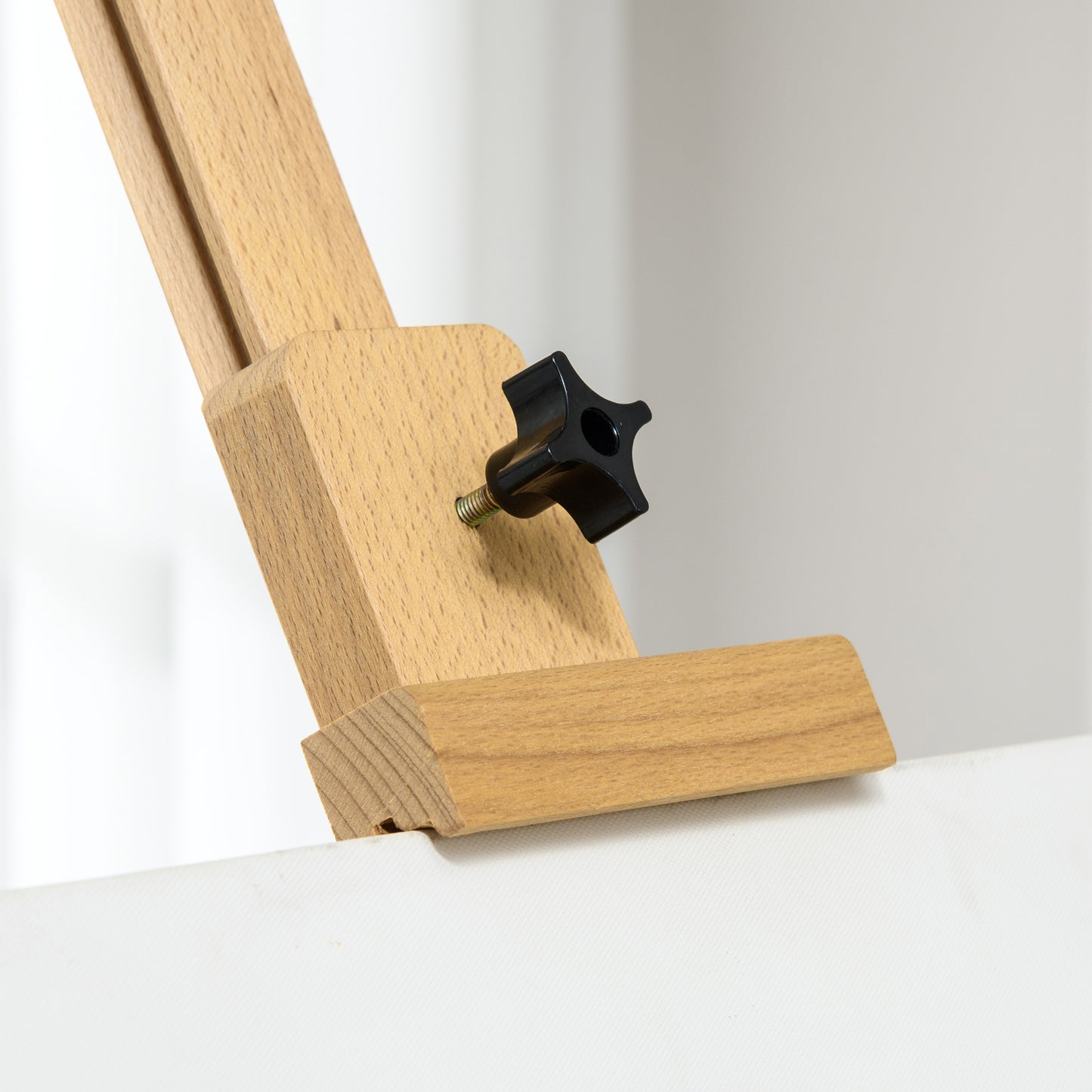 Vinsetto Staffelei, Holzstaffelei, höhenverstellbar, klappbar, Stiftablage, Buchenholz, 65 x 110 x 180-235 cm