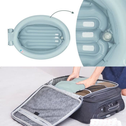 Babymoov AQUADOTS Inflatable Bathtub with removable deckchair, from birth