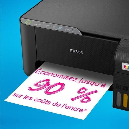A4 Multifunction Printer - EPSON - Ecotank ET-2860 - Wi-Fi - Equipped with ink tanks