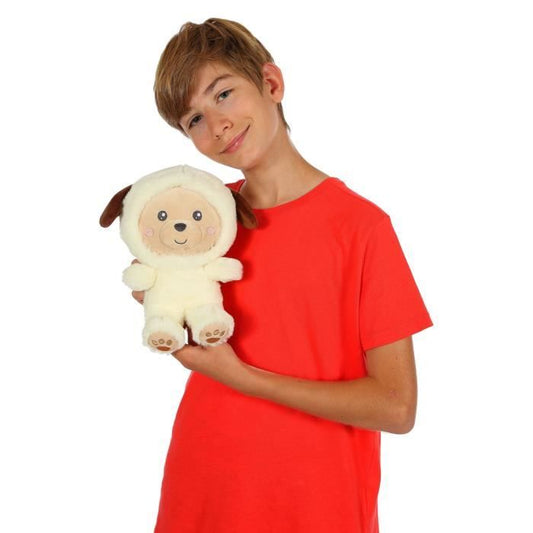 Hoody Pets Dog Plush Toy - GIPSY TOYS - Cream, 24 cm