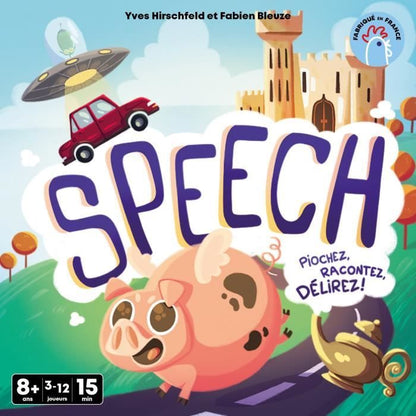 Speech - Asmodee - Invent a story - 4 game modes - 15 minutes - Ages 8 and up