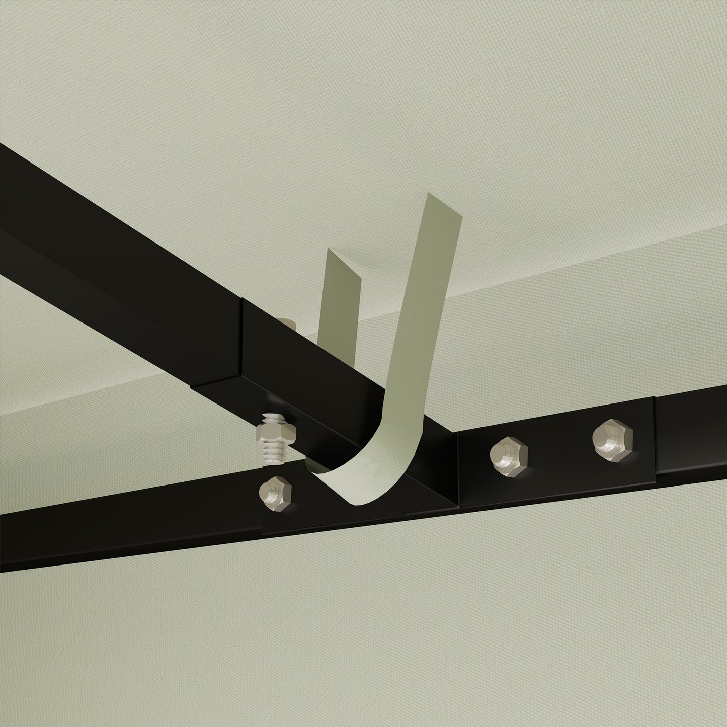 Outsunny 3 x 3 m Ersatzplane für Pavillon, Plane für Garten-Pavillon, mit Wasserablauföffnungen, UPF30+, Hellgrau