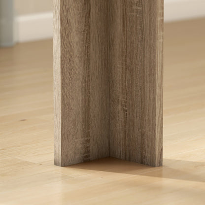 HOMCOM Ausziehbarer Esstisch, von 180 auf 260 cm erweiterbar, für 6-10 Personen, Holz