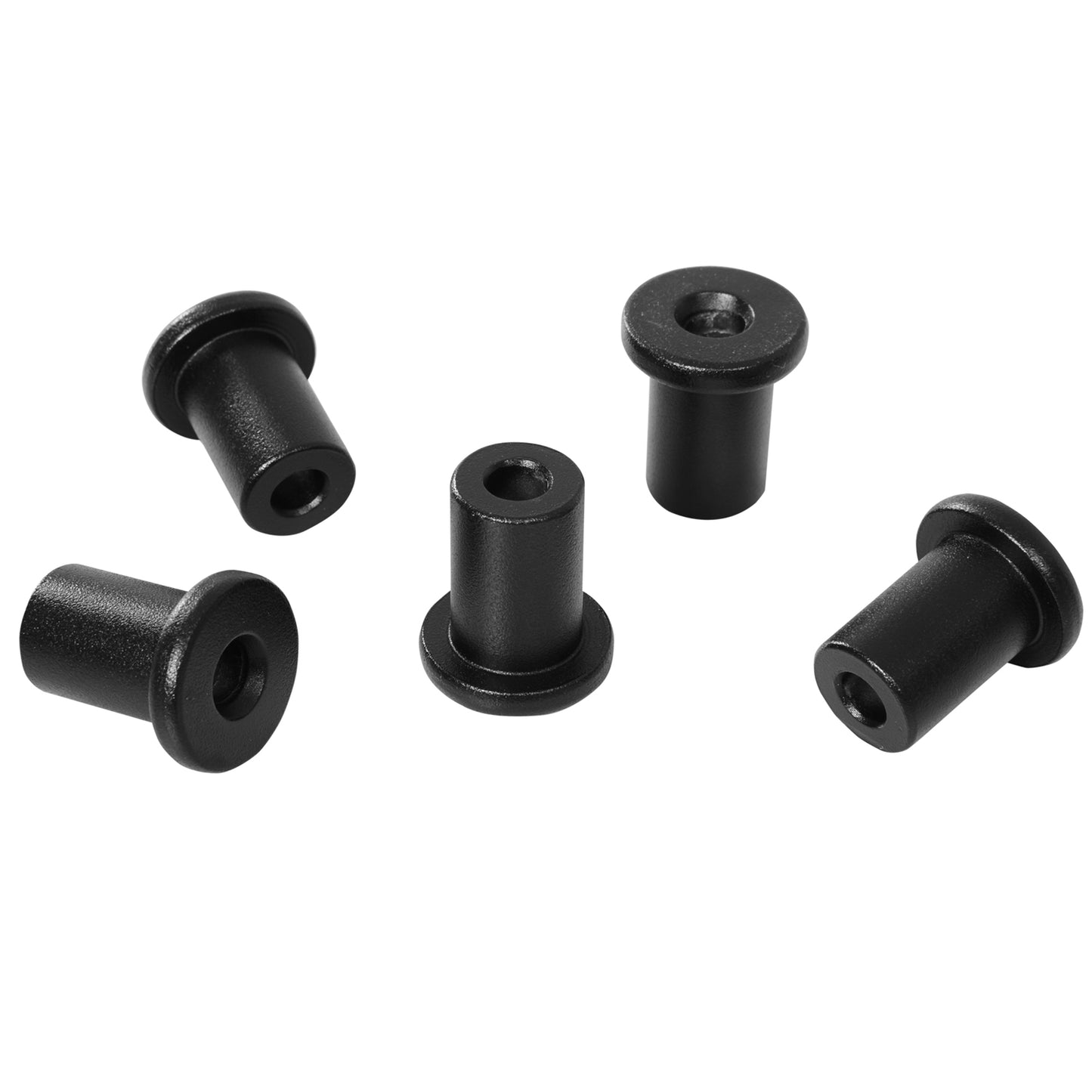 HOMCOM Gleitschienen-Bausatz für Schiebetüren, max. 100 kg Belastbarkeit, Metall, Schwarz, 2 m, Schwarz