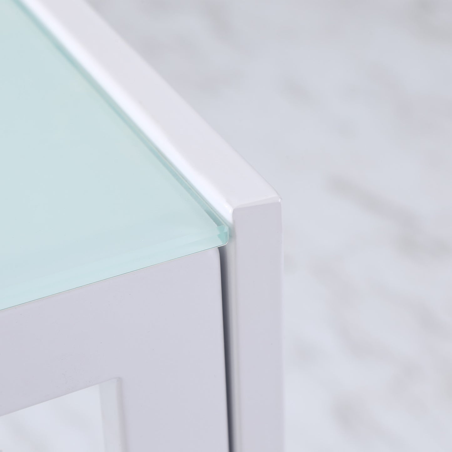 HOMCOM Esstisch Küchentisch großer Tisch, modernes Design, 120 cm x 60 cm x 75 cm, Weiß