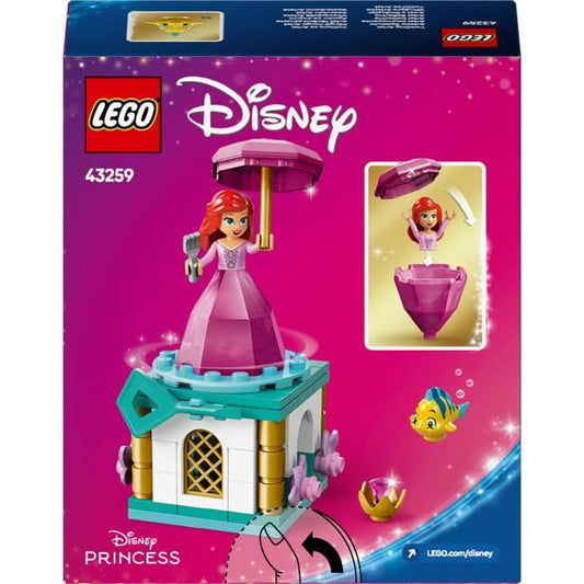 LEGO | Disney Princess 43259 Spinning Ariel - Building Toy for Girls Ages 5 and Up