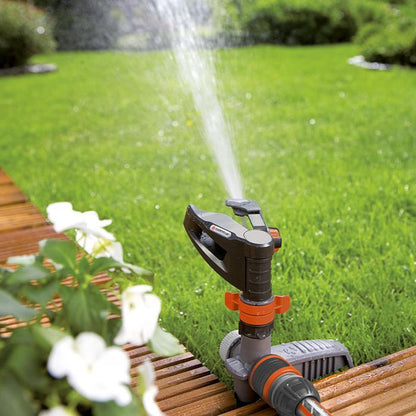 GARDENA DROWN-CANON SUR PIC COMFORT-Adjustable range 12.5m max-Max 490m² surface-XL garden-5 years warranty (8141-20)