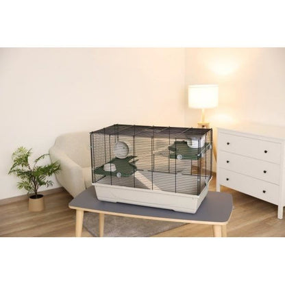 Cage for small animals - KERBL - FLAT NATURE - 80 x 45 x 53 cm - 3 levels