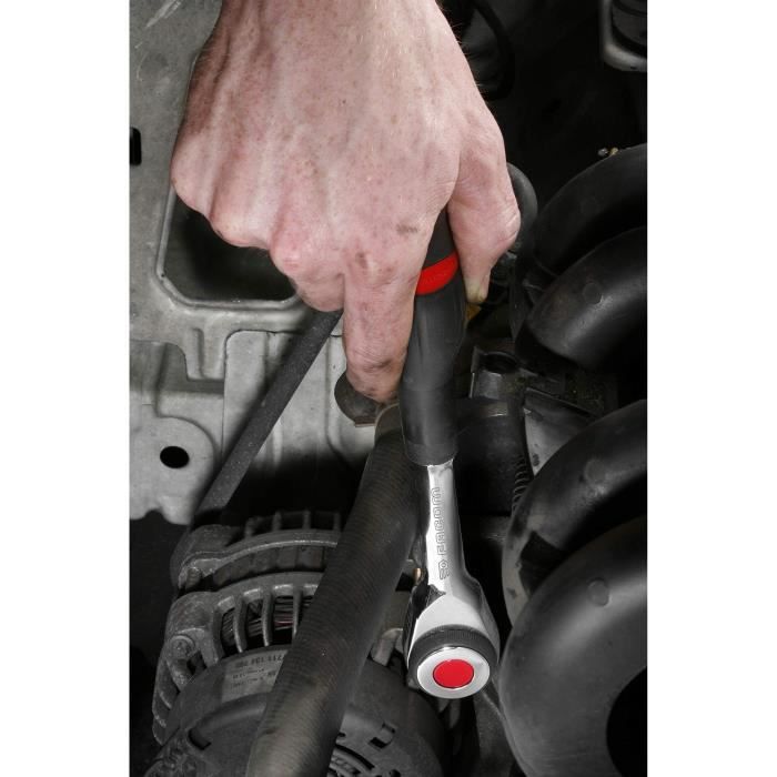 3/8 click 360 ° Facom rotary round - J.360PackPB (delivered with 7 sockets)