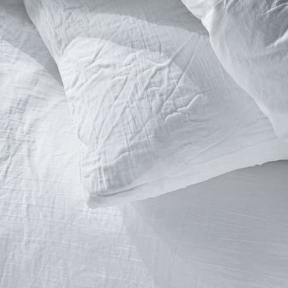 Bedding set - TODAY - 123318 - 1 person - 140x200 cm - Plain cotton gauze - Chalk