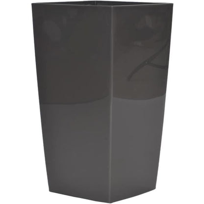 Riviera Flower pot shade - Square - 38 x 38 x H 69 cm - glitter gray