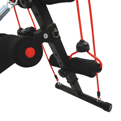 HOMCOM Sit Up Bank höhenverstellbar multifunktion Hantelbank mit 4/5-Fach Verstellbarer Beinfixierung, Trainingsbank für Ganzkörpertraining Flachbank Schrägbank Bauchtrainer & Rückentrainer