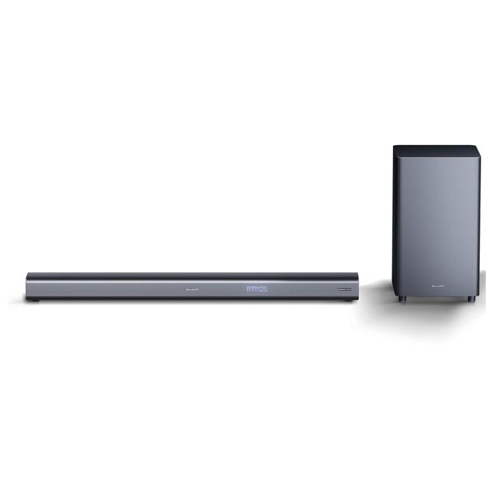 3.1ch Soundbar with Dolby Atmos - SHARP HT-SBW460 - Bluetooth 4.2 - Grey