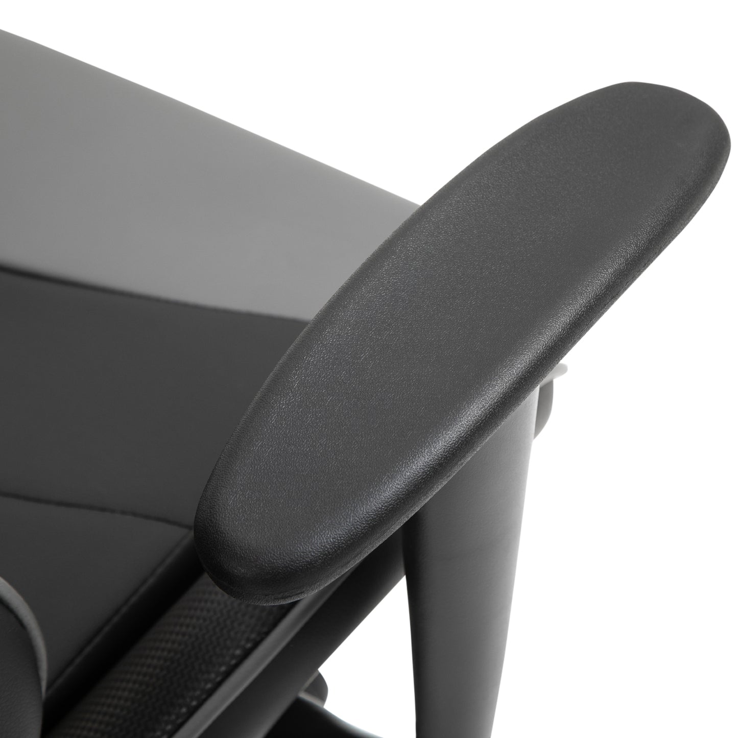 Vinsetto Ergonomischer Bürostuhl, Gaming Stuhl, Drehstuhl, Kunstleder, Schaumstoff, Schwarz, 67,5 x 74x 126-136 cm