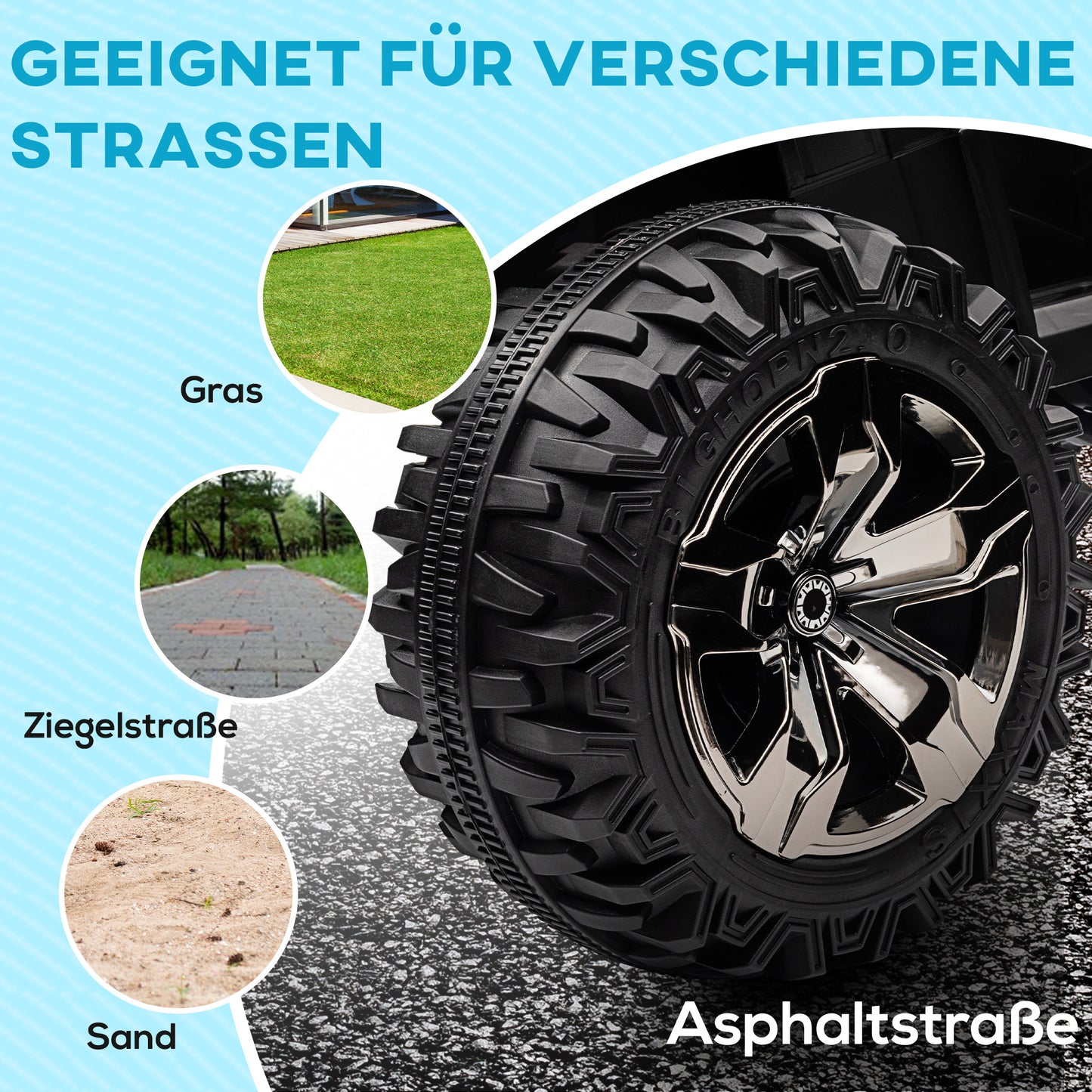 HOMCOM 12V Kinderfahrzeug mit Vorwärts-, Rückwärtsfunktion, MP3-Musikplayer, Scheinwerfer, 3-8 km/h, 3-5 Jahre, Orange