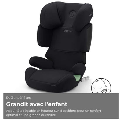CYBEX Solution X i-Fix car seat - From 3 to 12 years - Pure Black