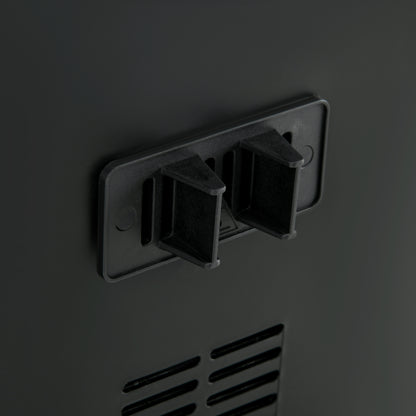 HOMCOM Heißluftfritteuse Multifunktionale Heißluftfritteuse, 8 L Fassungsvermögen, 2 Körbe, 60 min Time, Silber + Schwarz