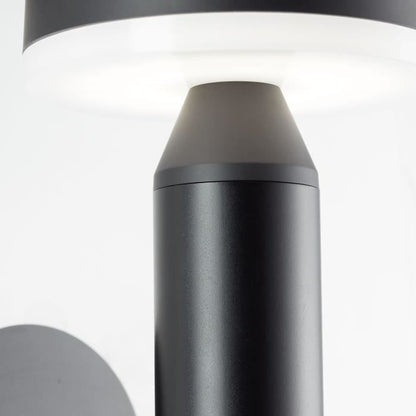 Outdoor wall light - BRILLIANT - MAGUA - LED and solar - Metal and plastic - 3.7 W - Black