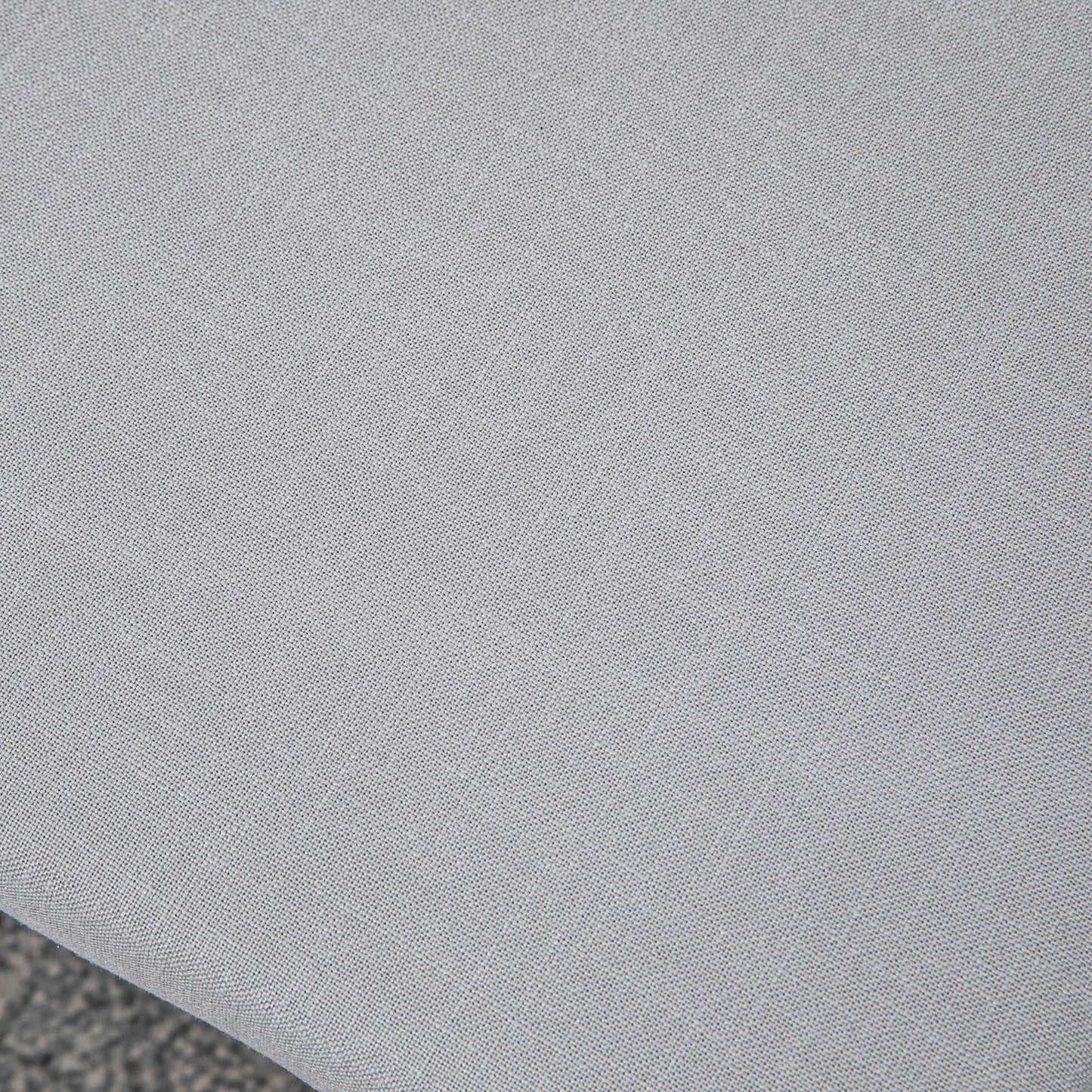 HOMCOM Fußbank im Skandi-Design, Sitzhocker, Fußhocker, 68 cm x 38 cm x 42 cm, Grau + Natur