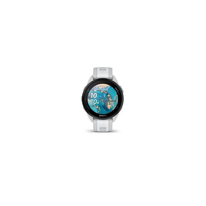 GPS smartwatch - GARMIN - Forerunner 165 - 1.2 - White with White and Light Grey strap