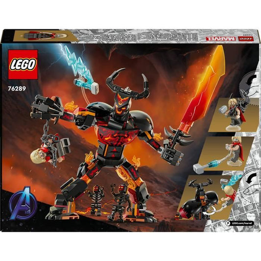 LEGO Marvel 76289 Thor vs. Surtur Buildable Minifigure, Superhero Set