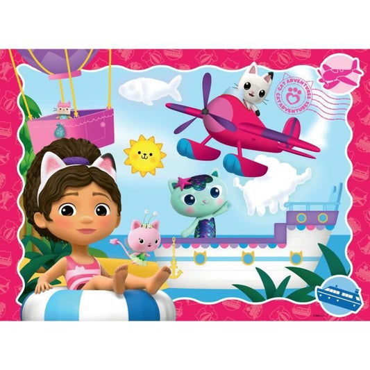 Ravensburger-GABBY'S DOLLHOUSE-100 piece XXL puzzle - The adventure of the cats! / Gabby's dollhouse-4005555010531-Ages 6 and up