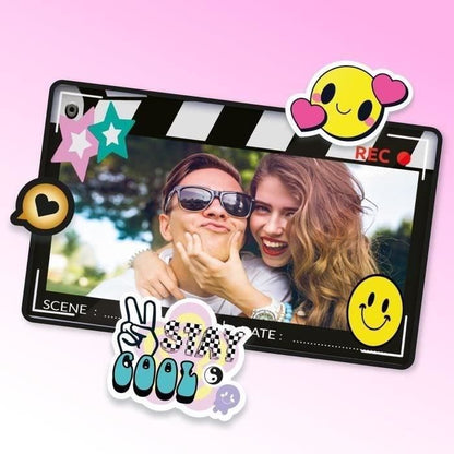 Canal Toys - Instant Print Retro Camera - 4 Rolls of Paper Including 1 Sticker, Markers and Stickers - CLK 019