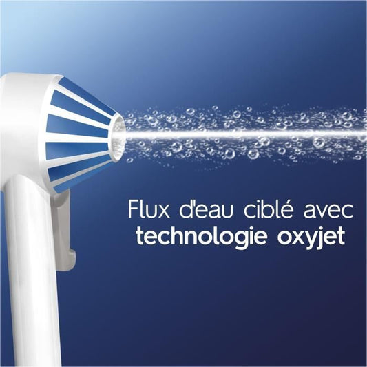 Oral-B water flosser - AquaCare 4 - Oxyjet technology - 2 types of jets - 2 adjustable intensities