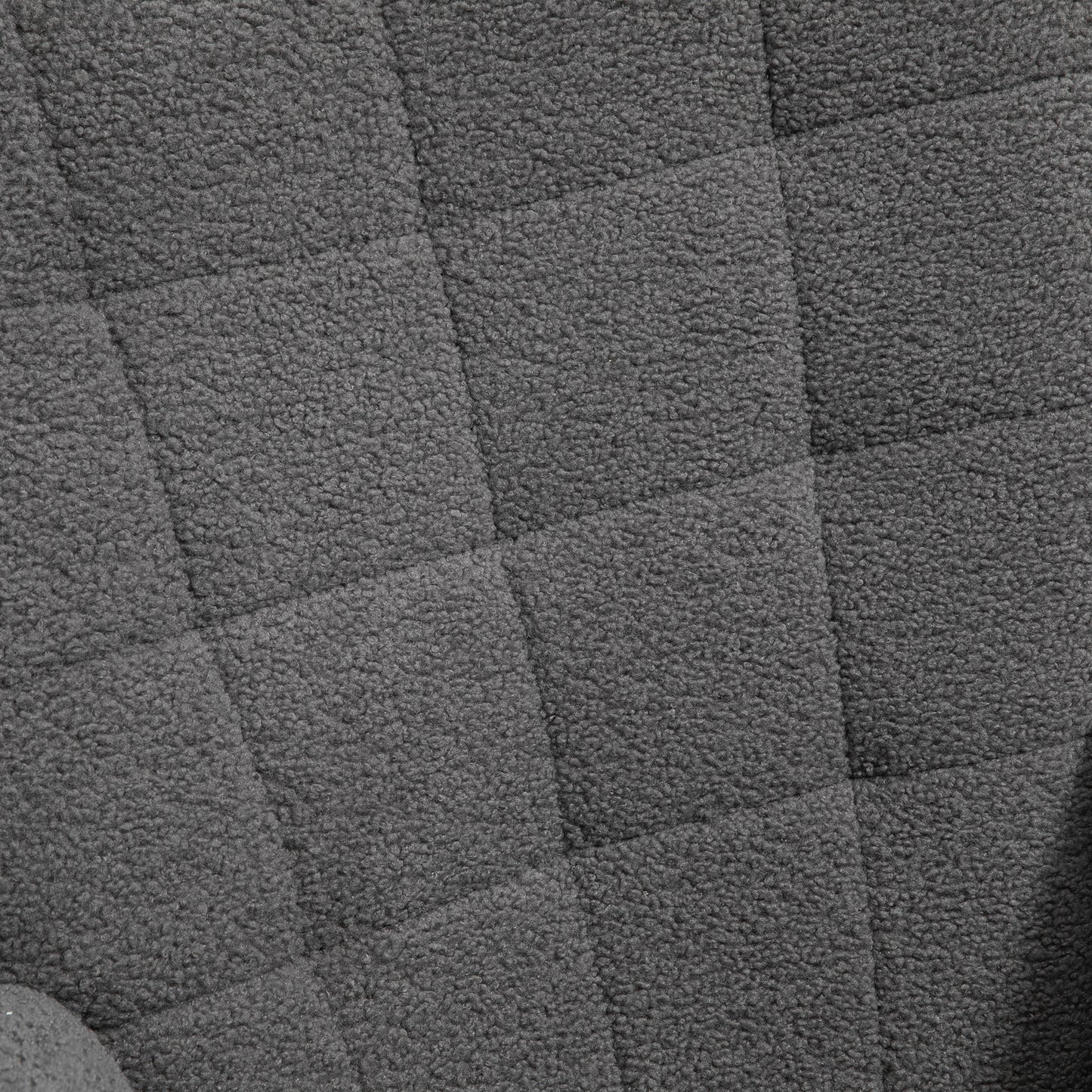 HOMCOM Schaukelstuhl im Retro-Design, Massivholz, Sessel, Relaxsessel, 98 cm x 71 cm x 101 cm, Dunkelgrau