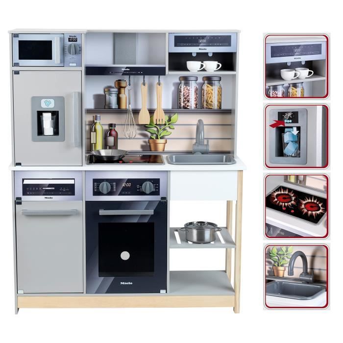 Wood kitchen miele family with accessories, large model - klein - 7194