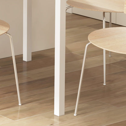 HOMCOM Esstisch für 6 Personen, Küchentisch, Erweiterbar, Küchentisch, Braun + Weiß