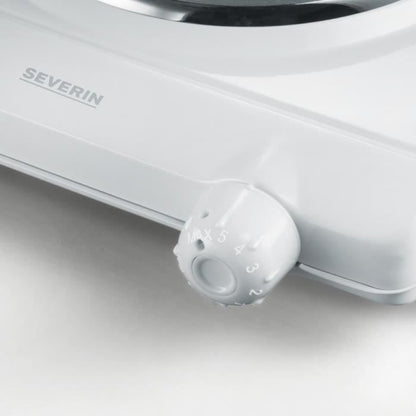 SEVERIN KP1091 REPHAUD - Electric plate 1 500W - 18 cm diameter - Adjustable thermostat - Ideal Small kitchen / white spaces