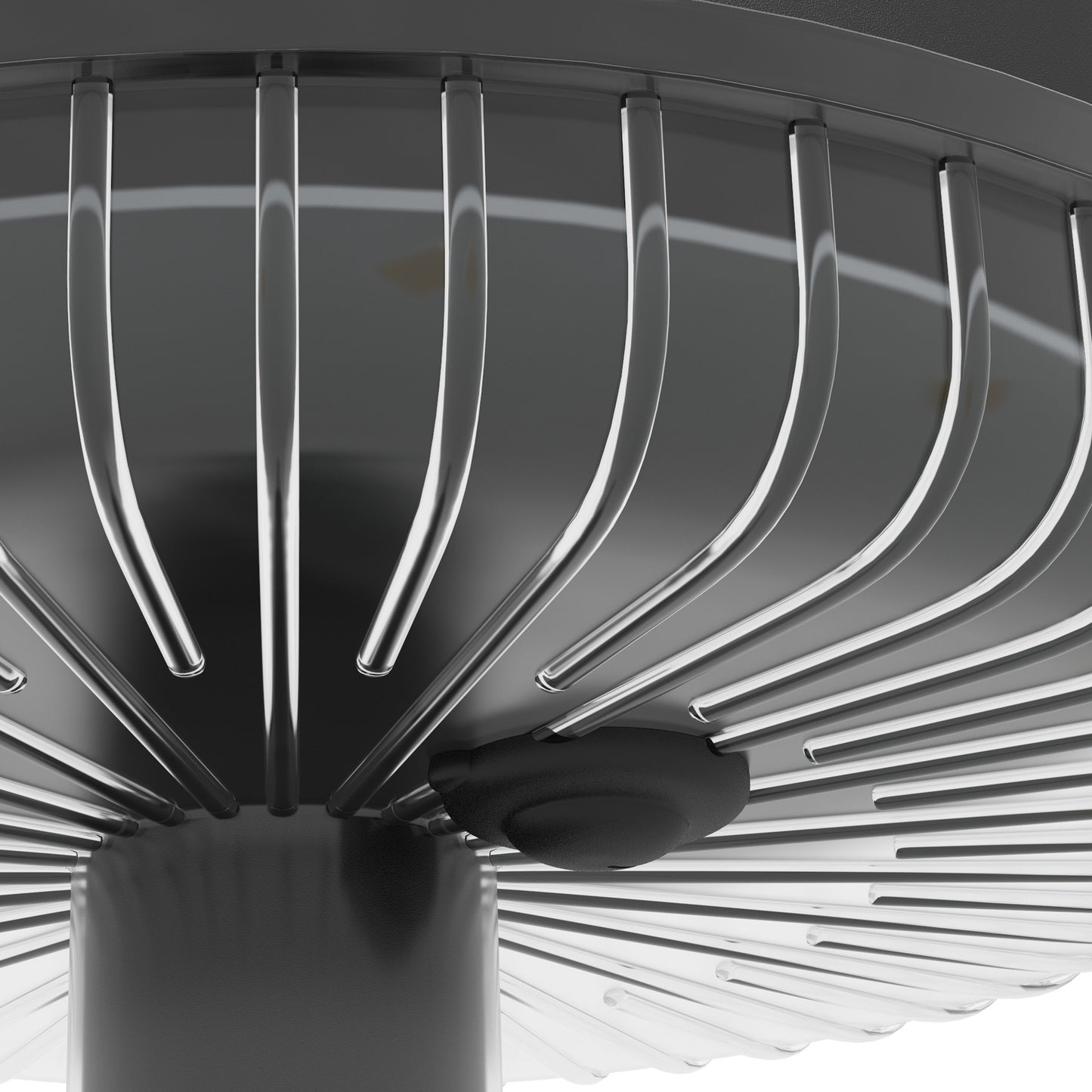 Outsunny Solar Gartenleuchten, wasserdicht, Warmweiß LED, 10-12h Betriebszeit, Schwarz