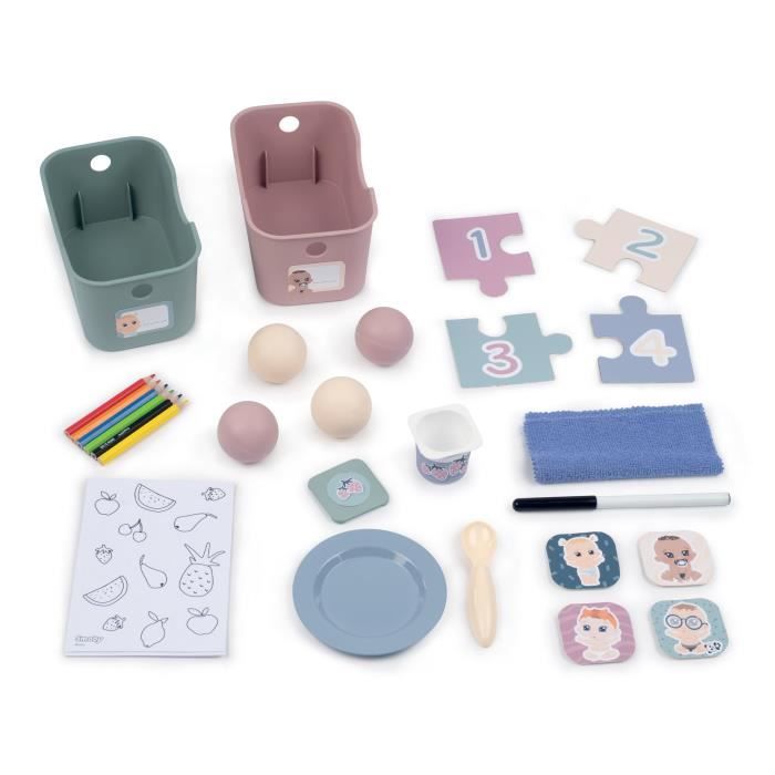 Smoby - Baby Care - Nursery 5 Spaces + 27 Accessories