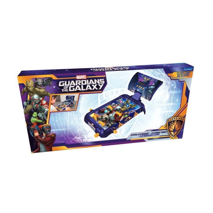 Guardians of the Galaxy Electronic Pinball Machine with Light and Sound Effects (English)