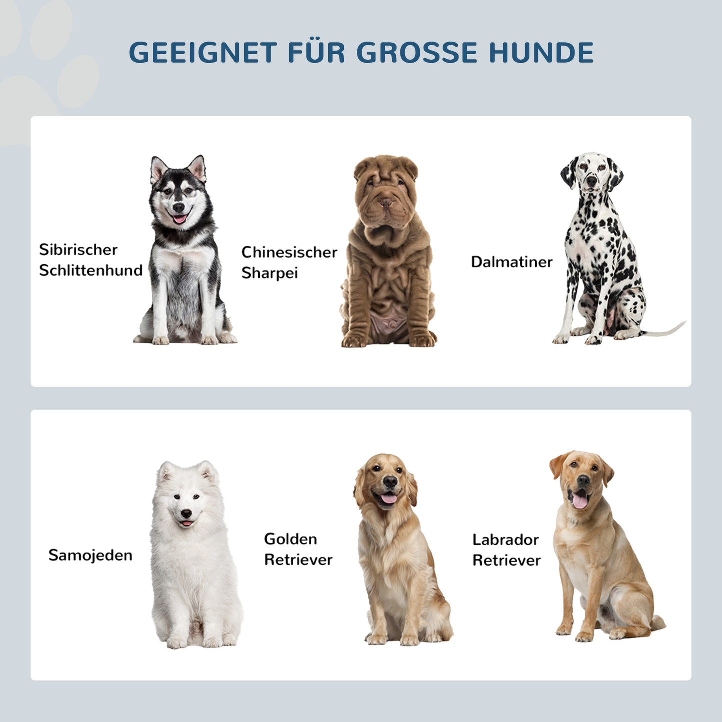 PawHut Erhöhte Futterstation mit 2 Edelstahlschüsseln und 44 L Stauraum, Magnettüren, für große Hunde, Schwarz