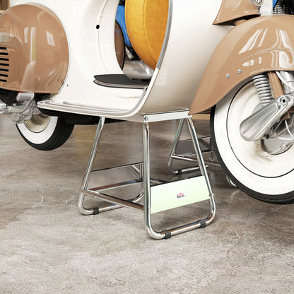 HOMCOM Motorrad Ständer, universal Motorrad Halterung bis 500kg belastbar, Motorradständer Stahl Grau