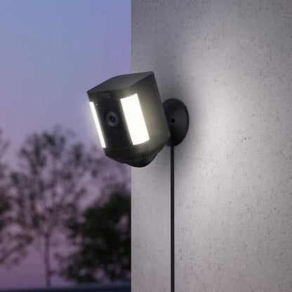 RING Spotlight Plus Plug-in Surveillance Camera - Black - EU
