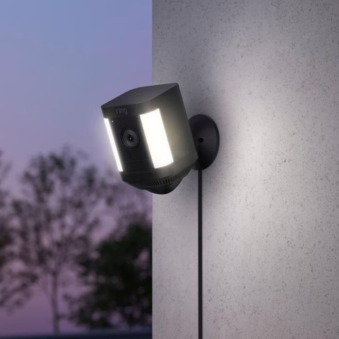 RING Spotlight Plus Plug-in Surveillance Camera - Black - EU