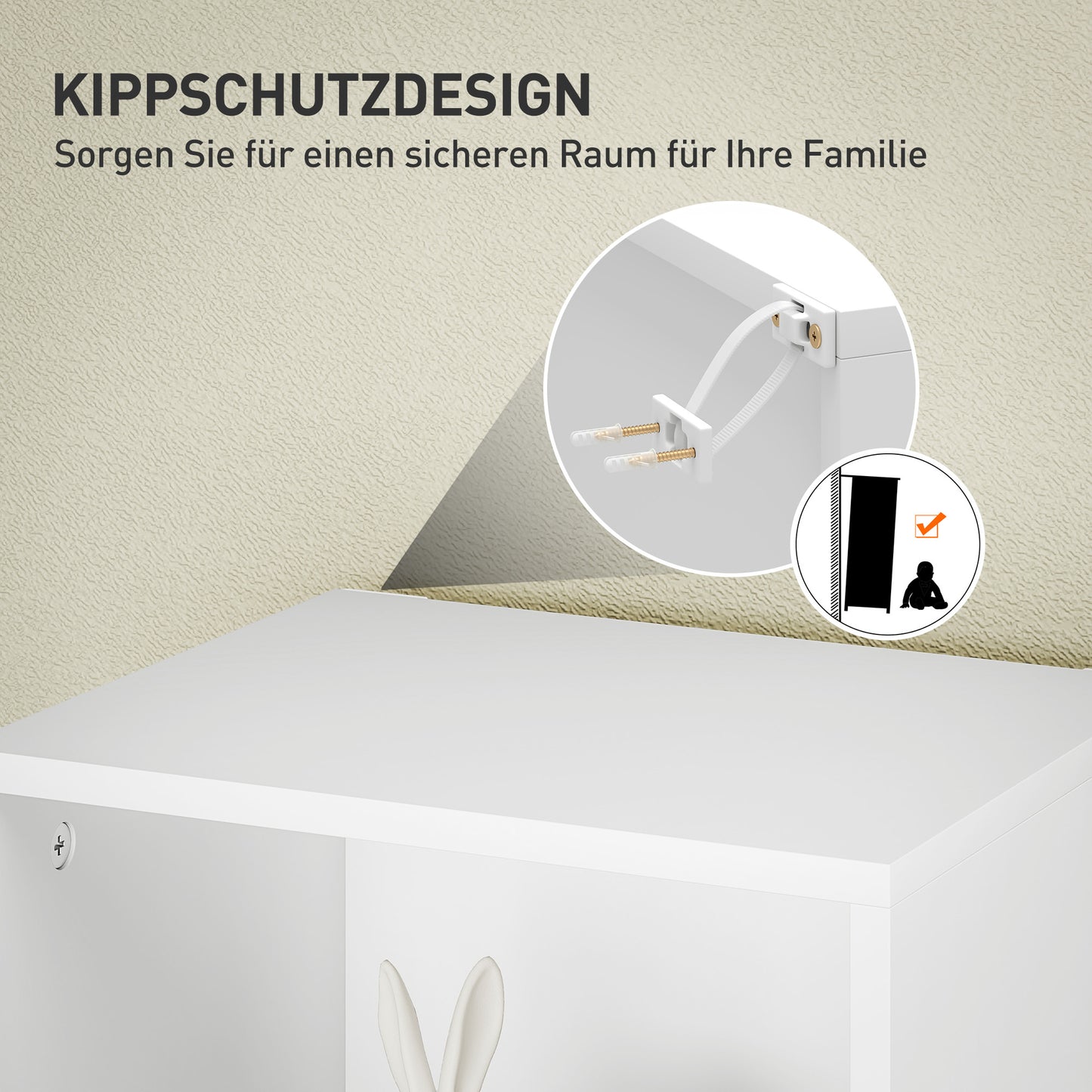 HOMCOM Bücherregal, 5 Fächer, verstellbare Regale, Holz, 30 x 24 x 133,5 cm, Weiß